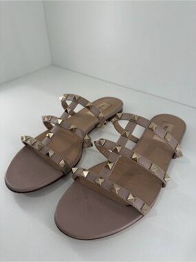 Valentino Garavani Women's Rockstud Slide Sandals